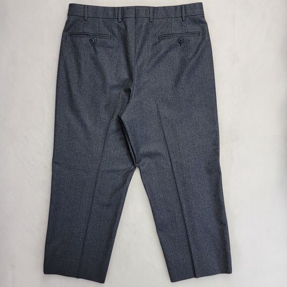 Zanella Todd Super 120s Vitale Barberis Wool Italy Size 36 Blue Dress Pants Mens - Picture 7 of 16